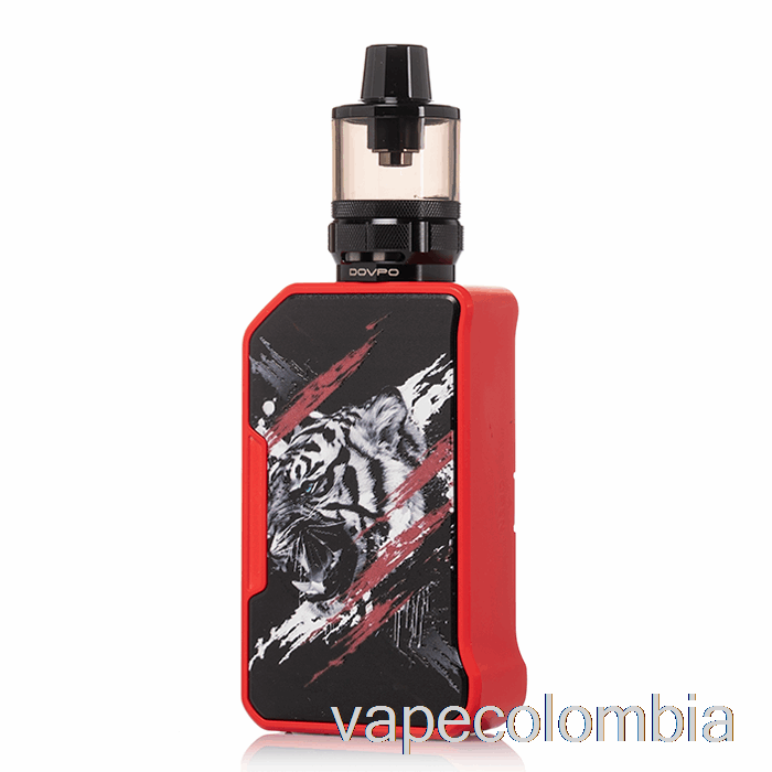 Kit De Vapeo Completo Dovpo Mvp 220w Kit De Inicio Tigre Rojo